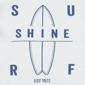 Pyjama avec tee-shirt print surf et bermuda 