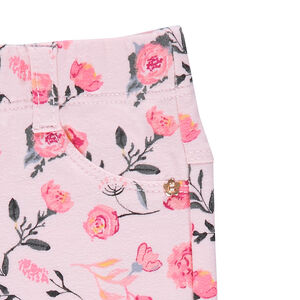 Jegging en molleton imprimé all-over 