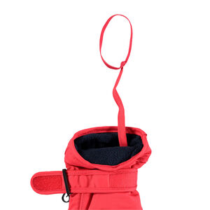 Moufles doublées micropolaire avec badge Smiley 