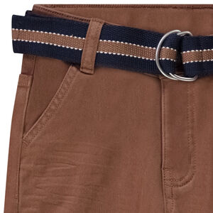 Pantalon en twill avec ceinture garçon 
