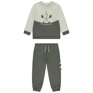 Ensemble 2 pièces en molleton print ludique pour bébé garçon 