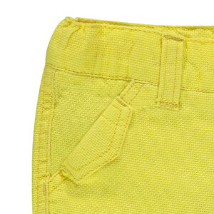 Bermuda en coton nid d'abeille surteint 