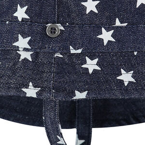 Bob en denim avec étoiles all-over 