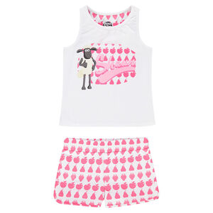 Pyjama débardeur et short Shaun le Mouton 