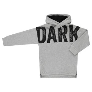 Junior - Sweat à capuche en molleton fantaisie avec texte printé 