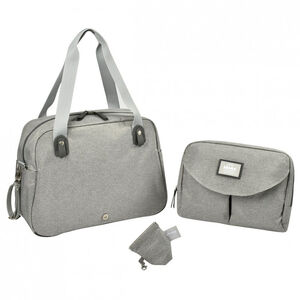 Sac à langer Genève II - Gris chiné 