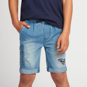Bermuda effet jean Superman Warner garçon 