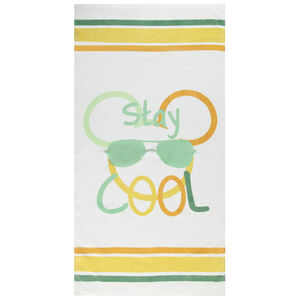 Serviette de plage en éponge print Mickey Disney garçon 