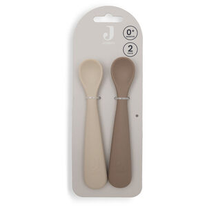 Lot de 2 cuillères souple en silicone Natural Shades 