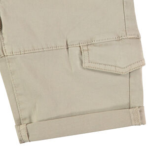 Bermuda beige à poches 