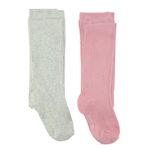 Lot de 2 collants épais unis 