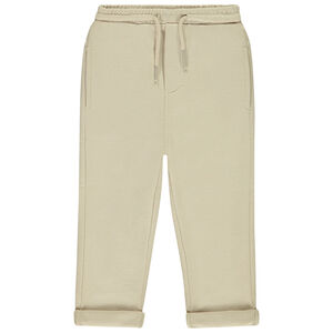 Pantalon uni avec cordon de serrage pour bébé garçon 