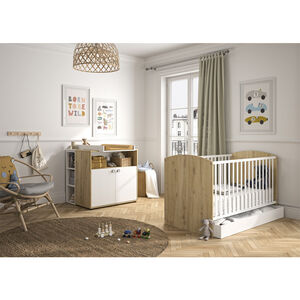 Petite bibliothèque pour commode Arthur - Blanc 