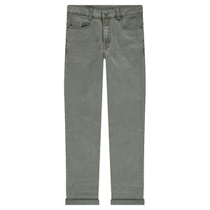 Junior - Pantalon surteint effet crinkle avec inscription reliefée 