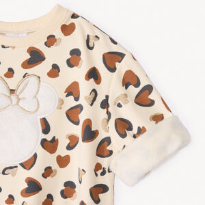 Sweat oversize imprimé cœurs tachetés Minnie Disney pour bébé fille 