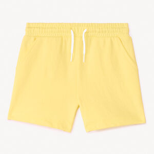 Short en molleton uni fille 