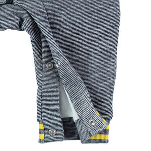 Combi-pilote en maille twistée avec doublure en jersey 