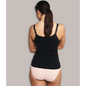 L - Top d'allaitement sans coutures Noir 