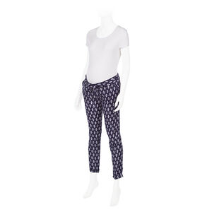 Pantalon de grossesse imprimé all-over coupe carotte 