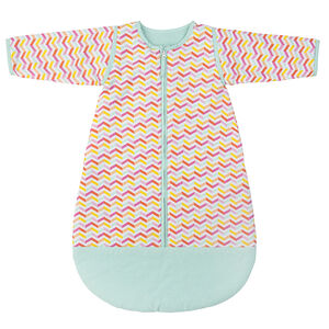 Turbulette à manches amovibles avec imprimé graphique 