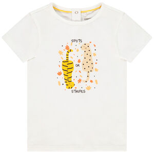 T-shirt manches courtes avec visuel Jungle 