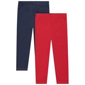 Lot de 2 leggings unis 