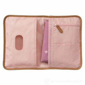 Pochette à langer + tapis à langer Hirondelle Rose 