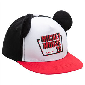 Casquette US tricolore avec print et oreilles de Mickey  