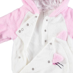 Combinaison longue en sherpa doublée jersey 