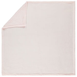 Couverture en sherpa unie 75 x 75 cm 