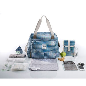 Sac à langer Genève II Play Print - Bleu  