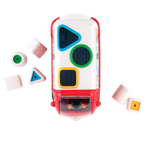 Jouet 2 en 1 bus des formes à friction 