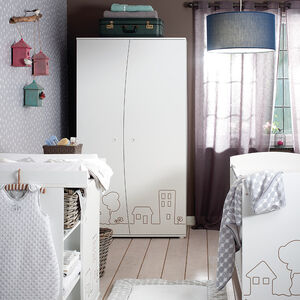 Set cape de bain et gant de toilette  