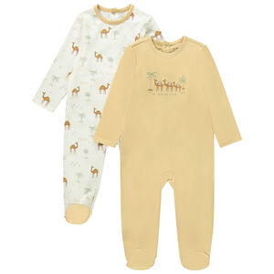 Lot de 2 dors-bien fantaisie pour bébé garçon avec ouverture différente selon l'âge 