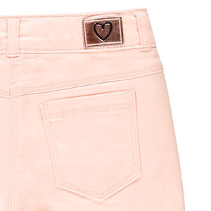 Pantalon slim en twill uni pour enfant fille 