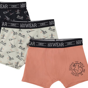 Lot de 3 boxers fantaisie garçon 
