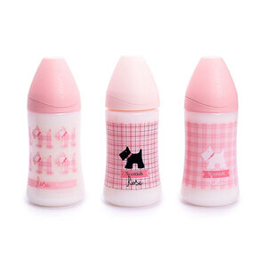 Biberon collection Scottish 270 ml - Rose 