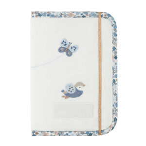 Protège carnet de santé en velours Tiny Flowers 