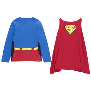 Pyjama déguisement en jersey avec cape amovible Superman  
