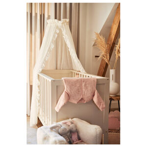 Ciel de lit Vintage avec volants 155cm Ruffle Ivory 