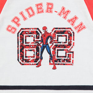 Tee-shirt manches courtes avec bandes et Marvel Spiderman printé  