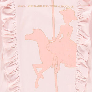 Tee-shirt manches longues en jersey volanté print Mary Poppins  