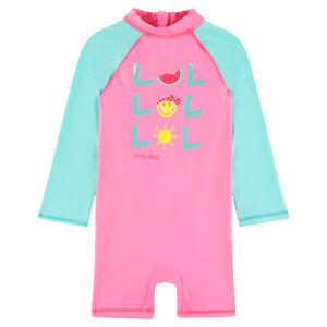 Combinaison anti-UV avec motif Smiley printé 