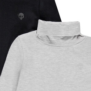 Lot de 2 sous-pulls col roulé pour enfant garçon 