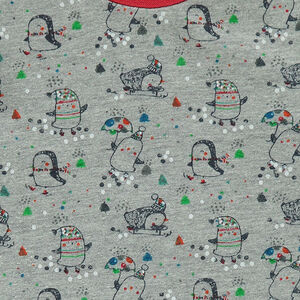 Ensemble tee-shirt manches longues imprimé et salopette en twill 