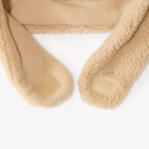 Bonnet et snood bébé garçon en sherpa doublés micropolaire 