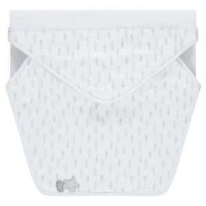 Couverture enveloppante en jersey imprimée all-over 