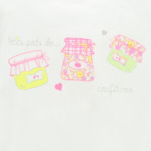 Tunique naissance à volants et print fantaisie 