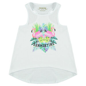 Débardeur dos nageur avec print fantaisie 