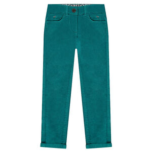 Junior - Pantalon en velours ras uni 
